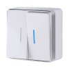 Werkel W5020101 Выключатель двухклавишный с подсветкой Gallant белый