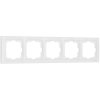 Werkel W0052001 Рамка из поликарбоната на 5 постов Snabb Basic белый