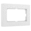 Werkel W0082401 Рамка из поликарбоната для двойной розетки Hammer белый