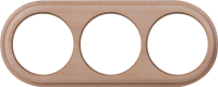 Werkel WL15-frame-03 Рамка Legend на 3 поста Werkel W0035224 Светлый бук