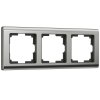 Werkel WL02-Frame-03 Рамка на 3 поста Metallic (глянцевый никель) Werkel W0031602 (a051001)
