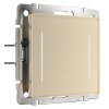 Werkel W4522011 Сенсорный выключатель двухклавишный с подсветкой шампань