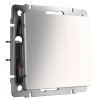 Werkel WL02-SW-1G-2W Выключатель одноклавишный проходной (глянцевый никель)