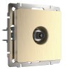 Werkel W1183010 ТВ-розетка оконечная шампань рифленый