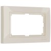 Werkel W0082003 Рамка из поликарбоната для двойной розетки Snabb Basic слоновая кость