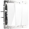 Werkel W1130001 Выключатель трехклавишный белый