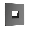 Werkel WL04-RJ-11-CP Накладка для телефонной розетки Werkel WL04-RJ-11-CP Графит рифленый