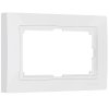 Werkel W0082001 Рамка из поликарбоната для двойной розетки Snabb Basic белый