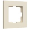 Werkel W0012962 Рамка из поликарбоната на 1 пост Slab айвори софт