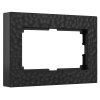Werkel W0082408 Рамка из поликарбоната для двойной розетки Hammer черный