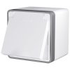 Werkel W5071201 Розетка влагозащ. с зазем. с защит. крышкой и шторками Gallant белая