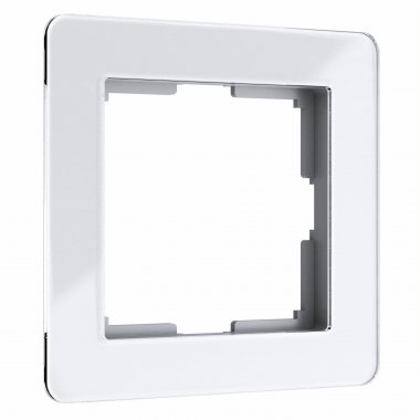 Фотография товара 'Werkel W0012701 Рамка из акрила на 1 пост Acrylic белый'