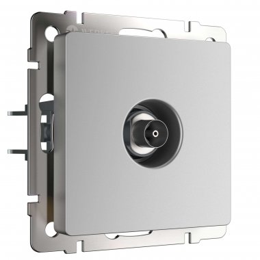 Фотография товара 'Werkel W1183006 ТВ-розетка оконечная серебряный'