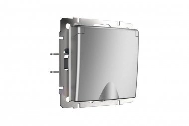 Фотография товара 'Werkel WL06-SKGSC-01-IP44 Розетка влагозащ. с зазем. с защит. крышкой и шторками'