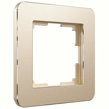 Фотография товара 'Werkel W0012611 Рамка из металла на 1 пост Platinum шампань'