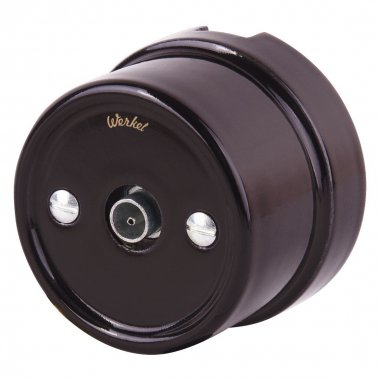 Фотография товара 'Werkel W5683014 ТВ розетка коричневая Ретро'