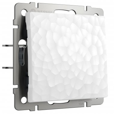 Фотография товара 'Werkel W1119002 Выключатель одноклавишный Hammer белый'