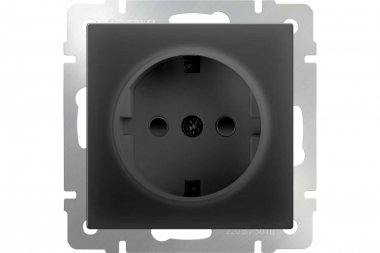 Фотография товара 'Werkel WL08-10-01 Розетка с заземлением, безвинтовой зажим'