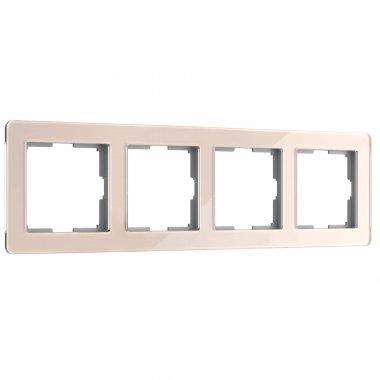 Фотография товара 'Werkel W0042743 Рамка из акрила на 4 поста Acrylic айвори'