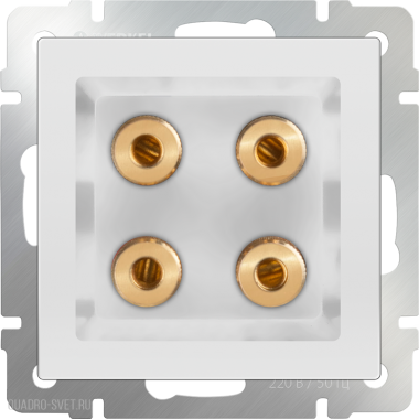 Фотография товара 'Werkel WL01-AUDIOx4 Акустическая розетка'