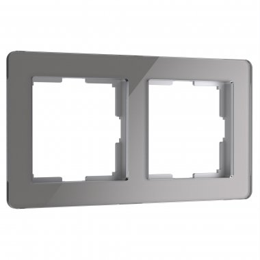 Фотография товара 'Werkel W0022704 Рамка из акрила на 2 поста Acrylic графит'