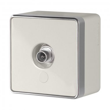 Фотография товара 'Werkel WL15-21-01 ТВ-розетка Werkel оконечная Gallant (слоновая кость)'