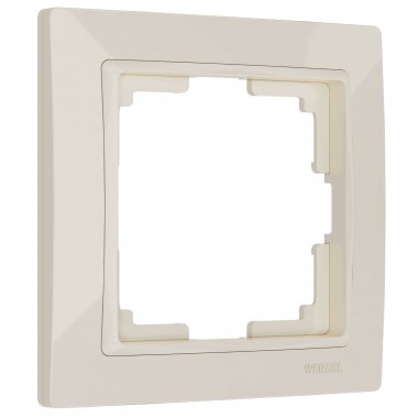 Фотография товара 'Werkel W0012003 Рамка из поликарбоната на 1 пост Snabb Basic слоновая кость'