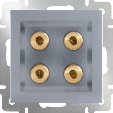 Фотография товара 'Werkel WL06-AUDIOx4 Акустическая розетка'