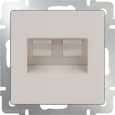 Фотография товара 'Werkel WL03-RJ-11-ivory Телефонная розетка RJ-11'