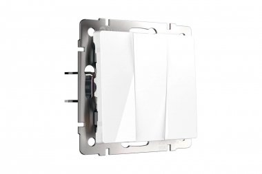 Фотография товара 'Werkel WL01-SW-3G Выключатель трехклавишный'