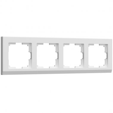 Фотография товара 'Werkel WL04-Frame-04-white Рамка Werkel на 4 поста (белый) WL04-Frame-04-white'