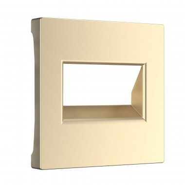 Фотография товара 'Werkel W1191111 Накладка для двойной розетки Еthernet RJ-45 шампань'