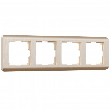 Фотография товара 'Werkel W0042111 Рамка из поликарбоната на 4 поста Stream шампань'