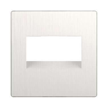 Фотография товара 'Werkel WL13-RJ45+RJ45-CP Накладка для двойной розетки Еthernet RJ-45 (перламутровый рифленый)'