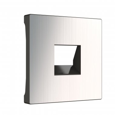 Фотография товара 'Werkel WL02-RJ-CP Накладка для RJ45 и RJ11 (глянцевый никель)'