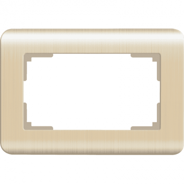 Фотография товара 'Werkel WL12-Frame-01-DBL Рамка для двойной розетки Werkel WL12-Frame-01-DBL шампань 4690389131332'