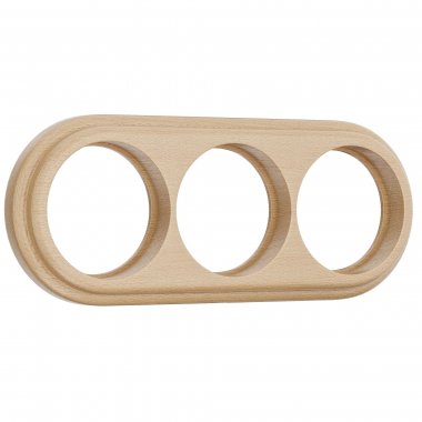 Фотография товара 'Werkel W0035224 Рамка на 3 поста светлый бук'