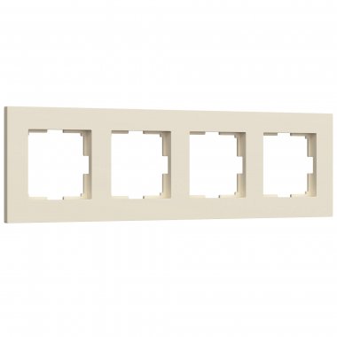 Фотография товара 'Werkel W0042962 Рамка из поликарбоната на 4 поста Slab айвори софт'