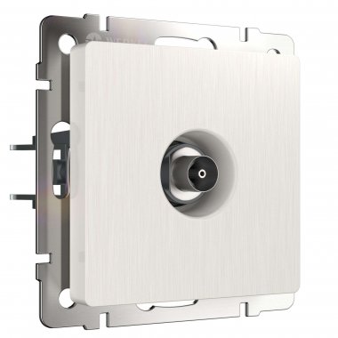 Фотография товара 'Werkel W1183013 ТВ-розетка оконечная перламутровый рифленый'