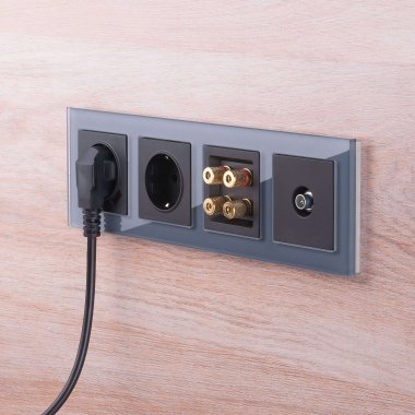 Фотография товара 'Werkel W1183008 ТВ-розетка оконечная черный матовый'