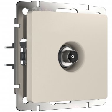 Фотография товара 'Werkel W1183062 ТВ-розетка оконечная айвори матовый'