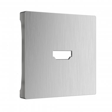 Фотография товара 'Werkel WL09-HDMI-CP Накладка для розетки HDMI (серебряный рифленый)'