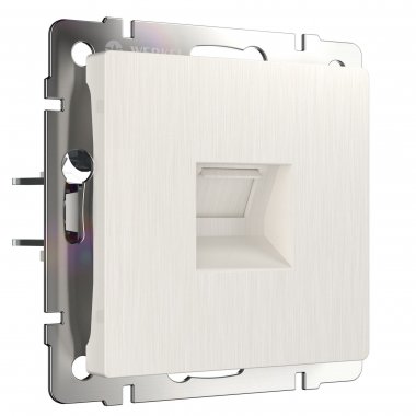 Фотография товара 'Werkel W1182013 Телефонная розетка RJ-11 перламутровый рифленый'