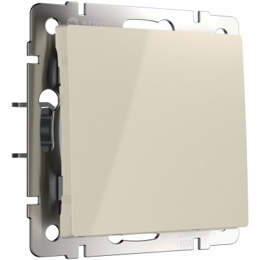 Фотография товара 'Werkel W1110003 Выключатель одноклавишный слоновая кость'