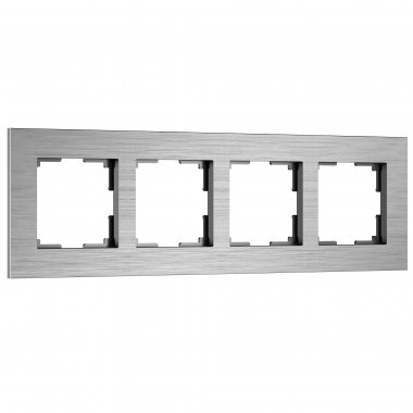 Фотография товара 'Werkel W0043506 Рамка из металла на 4 поста АluMax алюминий'