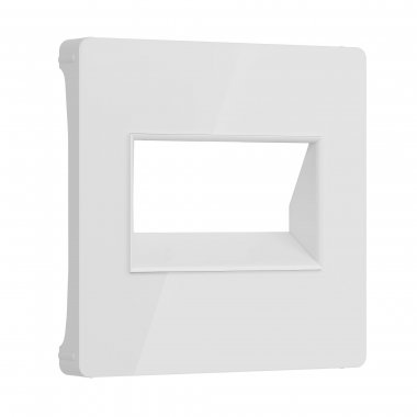 Фотография товара 'Werkel W1191141 Накладка для двойной розетки Еthernet RJ-45 белый акрил'