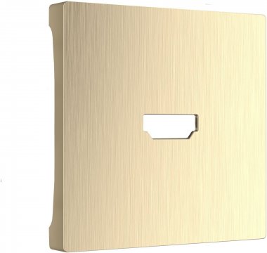 Фотография товара 'Werkel WL10-HDMI-CP Накладка для розетки HDMI (шампань рифленый)'