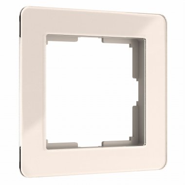 Фотография товара 'Werkel W0012743 Рамка из акрила на 1 пост Acrylic айвори'