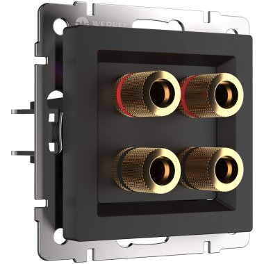Фотография товара 'Werkel W1185008 Акустическая розетка черный матовый'