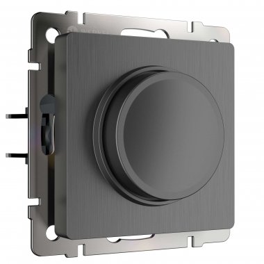 Фотография товара 'Werkel W1142004 Диммер графит рифленый'